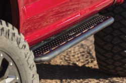 Picture of Go Rhino D64425T D6 Dominator Steel Side Steps - Black Textured Powdercoat