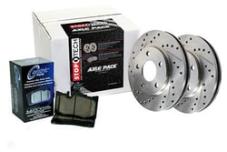 Picture of StopTech 928.42539 Select Sport Axle Pack Drilled & Slotted Rear Brake Kit