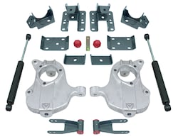 Picture of Maxtrac Suspension KA331524T 2/4 Lowering Kit with Shocks for 2016+ GM 1500 2WD