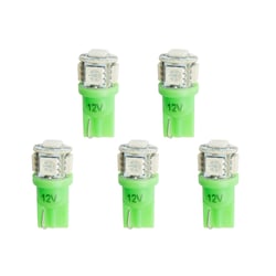Picture of AutoMeter 3285-K LED Bulb Replacement T3 Wedge Green 5 Pack
