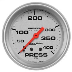 Picture of AutoMeter 4424 Ultra-Lite 2-5/8" Mechanical Pressure Gauge 0-400 PSI