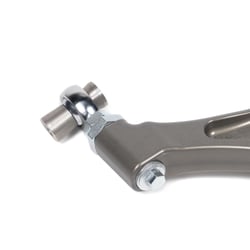 Picture of Voodoo13 FCNS-0500HC Dual Adjustable Front Upper Control Arms Hard Clear Anodized +1 to -4.5 Degree Camber