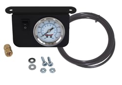 Picture of Kleinn Horns 1304 Illuminated Dual Needle 160 Psi Dash Panel Gauge Kit With On/off Switch