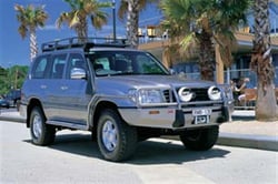 Picture of ARB 3413050 Front Deluxe Bull Bar Winch Mount Bumper