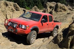 Picture of ARB 3423020 Deluxe Front Winch Mount Bull Bar Bumper