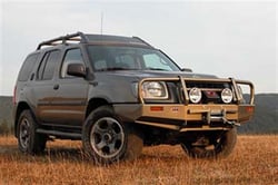 Picture of ARB 3438110 Front Deluxe Bull Bar Winch Mount Bumper