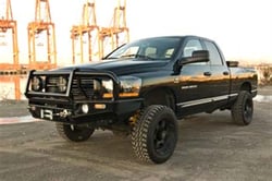 Picture of ARB 3452030 Front Deluxe Bull Bar Winch Mount Bumper