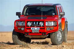 Picture of ARB 3468020 Front Deluxe Bull Bar Winch Mount Bumper