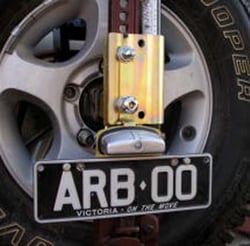 Picture of ARB 5700060 Hi-Lift Jack Mounting Bracket for Rear Bumper Spare Tire Carrier