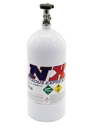 Picture of Nitrous Express ML11100 10 lb Nitrous Oxide Bottle with Mainline Valve