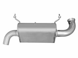 Picture of Gibson Exhaust 98027 Polaris RZR XP 1000 Turbo Stainless Steel Single Exhaust System