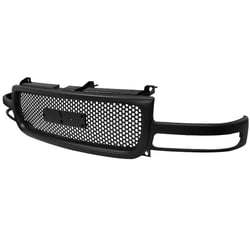 Picture of Spec-D HG-GMC99JMO Round Hole Mesh Front Grille Black ABS