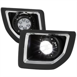 Picture of Spec-D LF-SIE1525CLED-HZ Clear LED Fog Light Kit for GMC Sierra 2500HD/3500HD