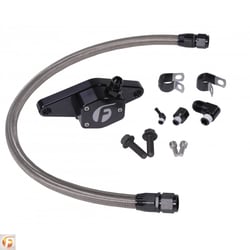 Picture of Fleece Performance FPE-CLNTBYPS-CUMMINS-12V-SS Coolant Bypass Kit 1994-1998 Cummins 12V 5.9L Stainless Braided