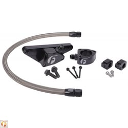 Picture of Fleece Performance FPE-CLNTBYPS-CUMMINS-MAN-SS Coolant Bypass Kit 03-07 5.9L 6.7L Cummins Manual Transmission