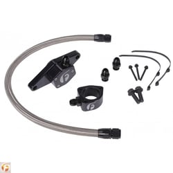 Picture of Fleece Performance FPE-CLNTBYPS-CUMMINS-VP-SS Coolant Bypass Kit VP 98.5-02 Stainless Steel