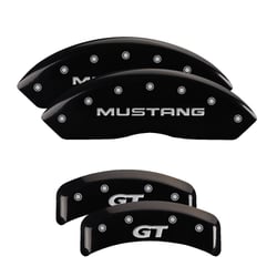 Picture of MGP Caliper Covers 10095SMG1BK Mustang SN95/GT Black Powder Coat Set of 4
