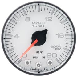 Picture of AutoMeter P310128 Spek 2-1/16" Pyrometer EGT Gauge 0-2000°F Digital Stepper Motor