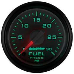 Picture of AutoMeter 8560 Fuel Pressure Gauge 2-1/16" 0-30 PSI Digital Stepper Motor Ram Gen 3