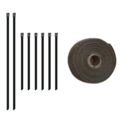 Picture of Mishimoto MMTW-235 Exhaust Heat Wrap Kit with Stainless Steel Locking Ties