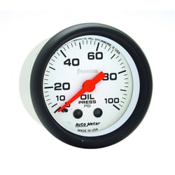 Picture of AutoMeter 5721 Phantom Mechanical Oil Pressure Gauge 2-1/16" 0-100 PSI