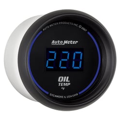 Picture of AutoMeter 6948 Digital Oil Temperature Gauge 2-1/16" 0-340°F Blue LED