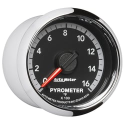 Picture of AutoMeter 8546 Pyrometer EGT Gauge 2-1/16" 0-1600°F Stepper Motor Dodge Ram
