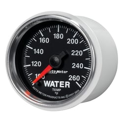 Picture of AutoMeter 3855 Water Temperature Gauge 2-1/16" 100-260°F Digital Stepper Motor GS Series