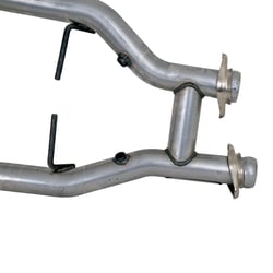 Picture of BBK 1538 Short Mid H-Pipe with High Flow Catalytic Converters for Mustang GT/Cobra