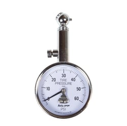 Picture of AutoMeter 2343 Tire Pressure Gauge 0-60 PSI Analog with Peak Hold