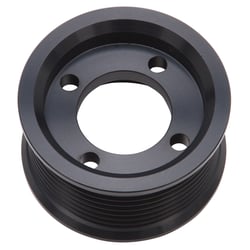 Picture of Edelbrock 15870 2.625" 8-Rib Supercharger Pulley Black Anodized for E-Force Stage 3