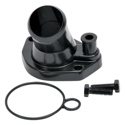 Picture of Edelbrock 48143 15 Degree Steel Water Neck Small Block Ford V8 Black