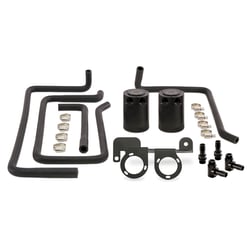Picture of Mishimoto MMBCC-G37-08PBE Baffled Oil Catch Can Kit for 2008-2013 Infiniti G37
