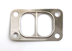 Picture of Cometic C15586 T3 Divided Turbo Inlet Flange Gasket .016" Stainless Steel