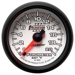 Picture of AutoMeter 7545 Phantom II Pyrometer EGT Gauge 2-1/16" 0-2000°F Digital