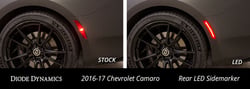 Picture of Diode Dynamics DD5063 LED Sidemarker Lights 2016-2023 Chevrolet Camaro Smoked