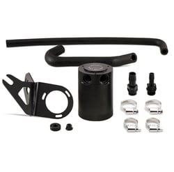 Picture of Mishimoto MMBCC-STNGR-18PBE Baffled Oil Catch Can Kit for 2018+ Kia Stinger GT PCV Side
