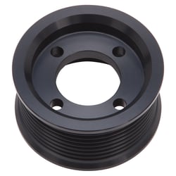 Picture of Edelbrock 15871 2.75" 8-Rib Supercharger Pulley Black Anodized E-Force