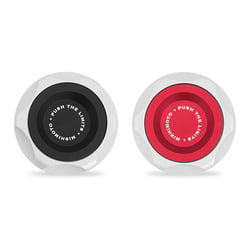 Picture of Mishimoto MMOFC-MITS-RD Billet Aluminum Oil Filler Cap Red for Mitsubishi