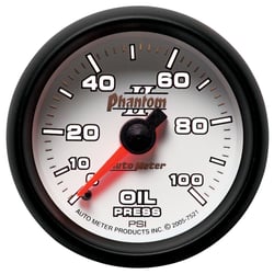 Picture of AutoMeter 7521 Phantom II 2-1/16" Mechanical Oil Pressure Gauge 0-100 PSI