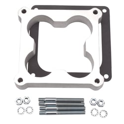 Picture of Edelbrock 8718 Carburetor Spacer Open Cloverleaf 1 Inch Thick