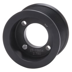 Picture of Edelbrock 15854 2.75" 10-Rib Supercharger Pulley Black Anodized