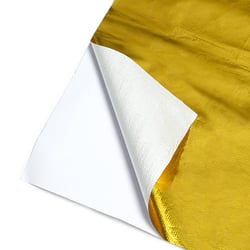 Picture of Mishimoto MMHP-GRB-2424 Gold Reflective Heat Barrier 24x24 Inch with Adhesive Backing