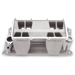Picture of Edelbrock 7070 Victor Ram 23-Degree Tunnel Ram Intake Manifold Base Small-Block Chevy