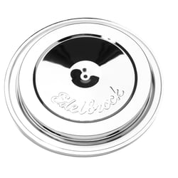 Picture of Edelbrock 1213 Chrome Air Cleaner Top with Wing Nut for GM TBI