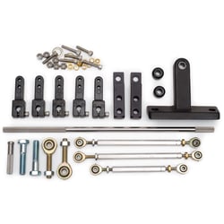 Picture of Edelbrock 7077 Side-Mount Throttle Linkage Kit for Big Block Chevy Tunnel Ram
