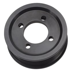 Picture of Edelbrock 15822 E-Force Supercharger Pulley 3.0" 6-Rib Black Anodized
