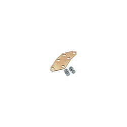 Picture of Edelbrock 1491 Throttle Cable Adapter Plate for Ford 351W Gold Finish