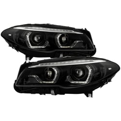 Picture of Spyder 5088208 Black Projector Headlights with Sequential Turn Signals