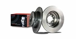 Picture of Brembo 09.9086.11 UV Coated Vented Rear Disc Brake Rotor